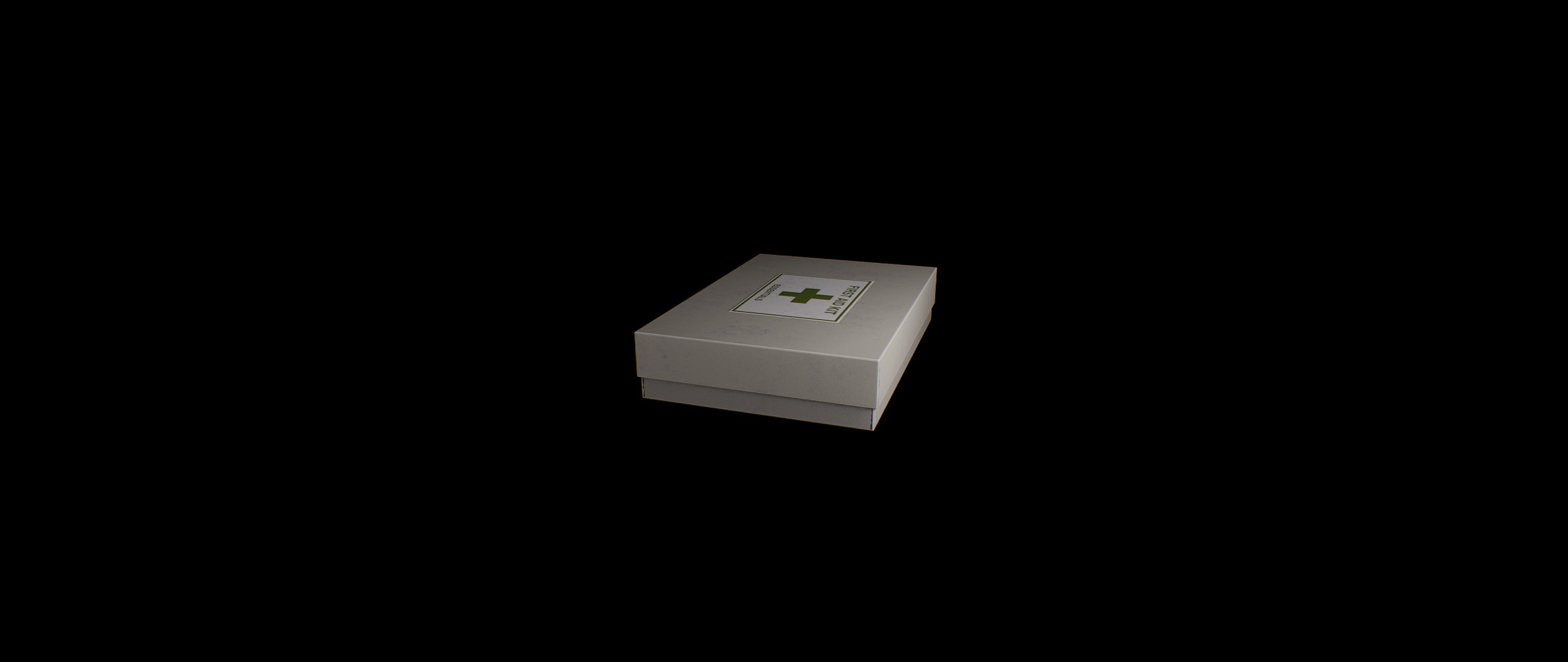 Medical Cardboard Box I PBR Model I Game Ready Low-poly 3D model_6