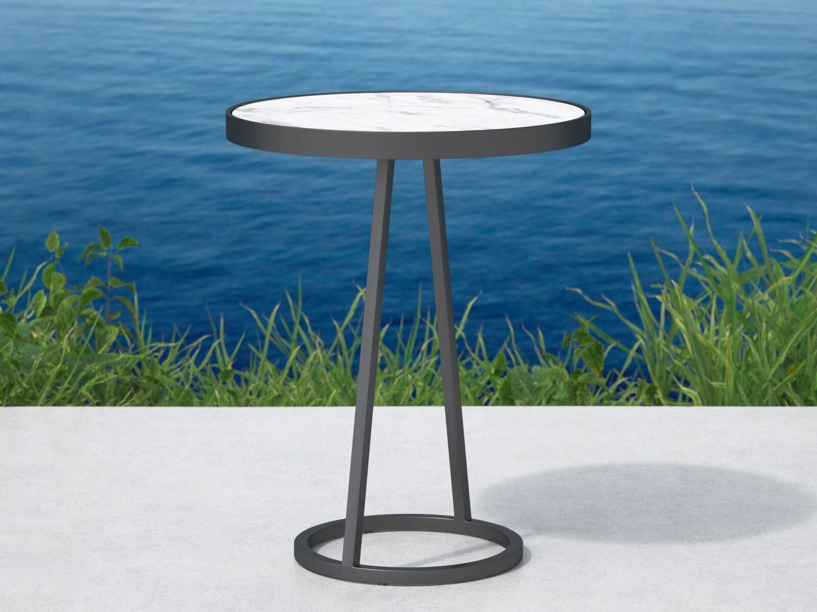 Circles Outdoor Table 3D model_1