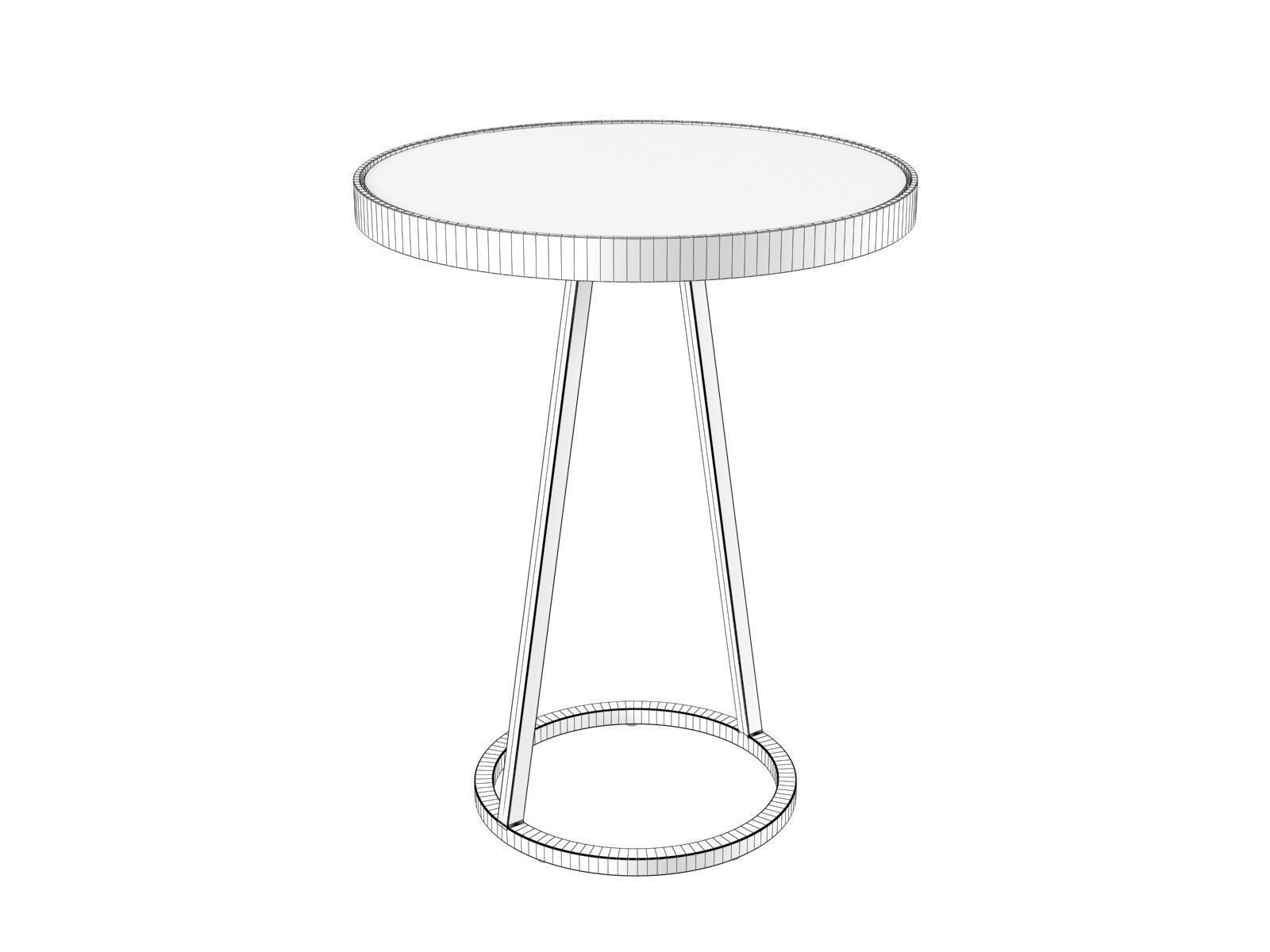 Circles Outdoor Table 3D model_2
