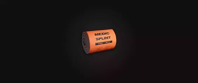 Medical Splint I PBR Model I Game Ready