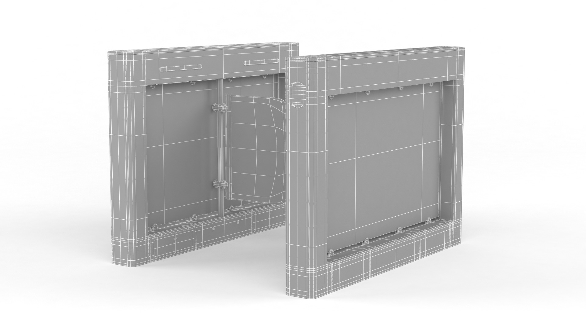 Turnstile Gate 3D model_8