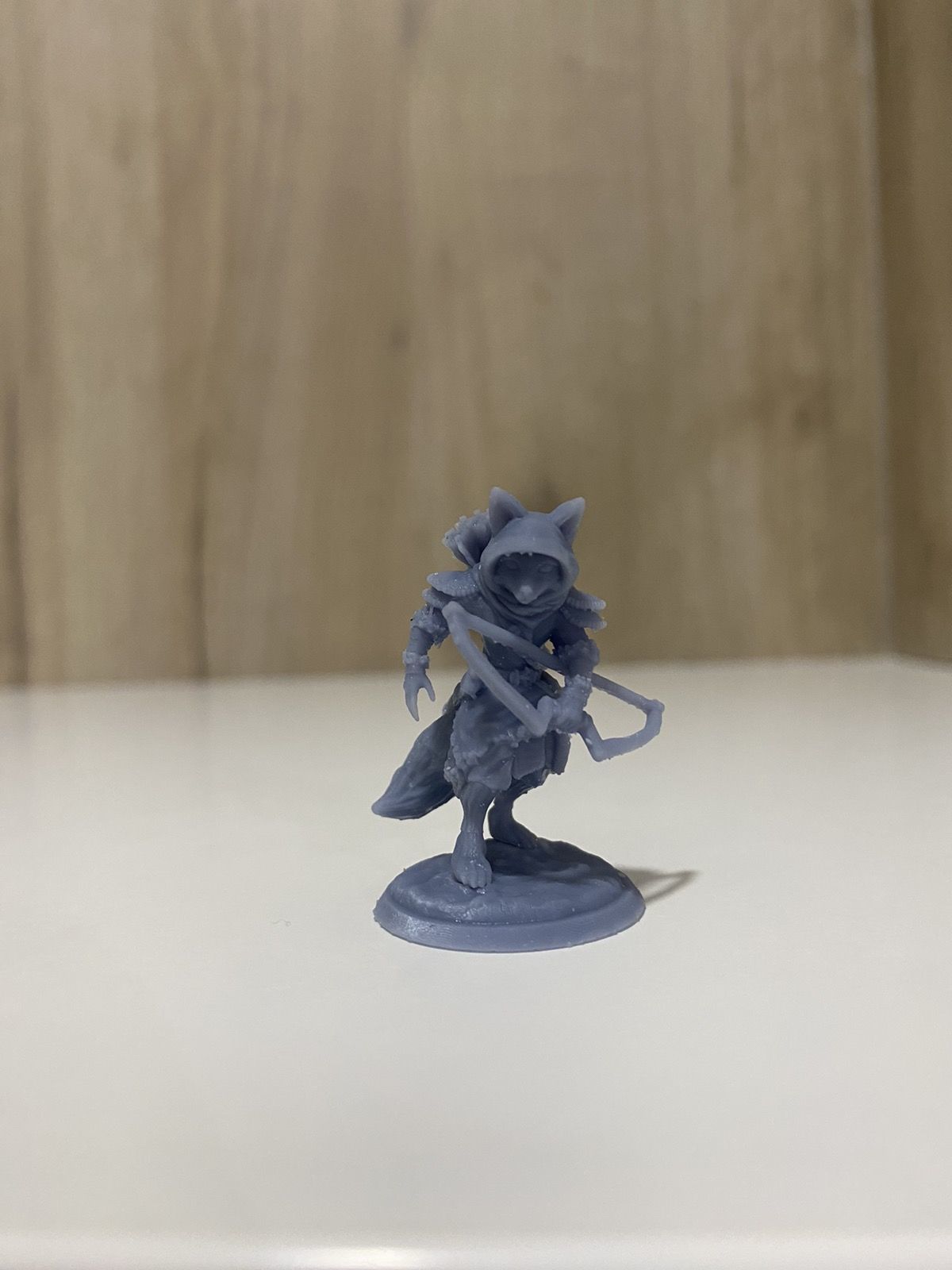 Fox scout or ranger set of 4 miniatures  pre supported 3D print model_7