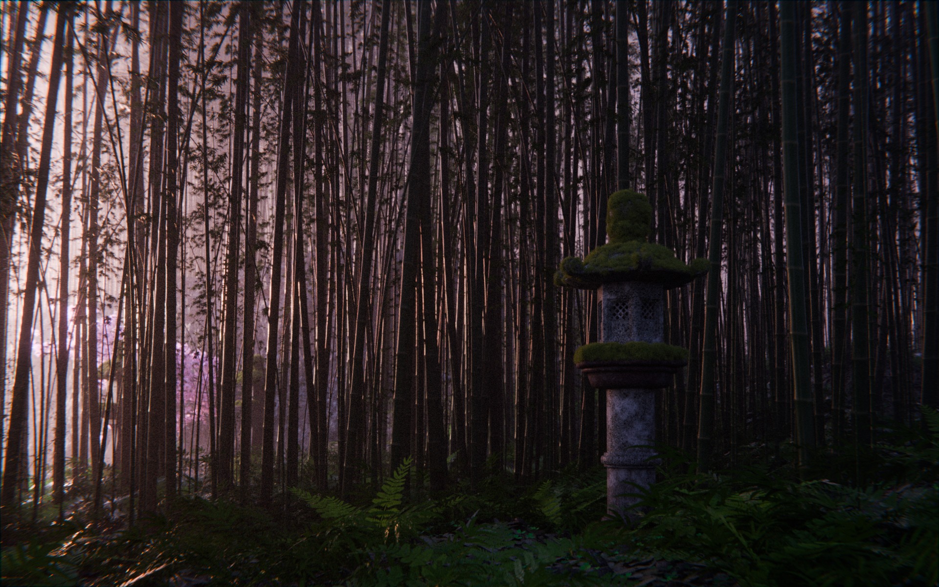 Bamboo Forest 3d Scene 3D model_3