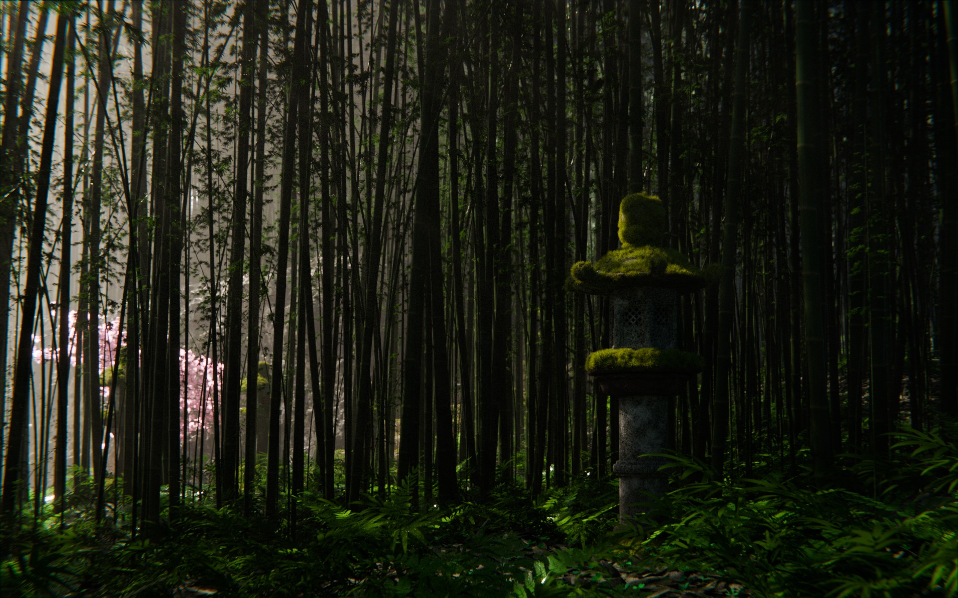 Bamboo Forest 3d Scene 3D model_7