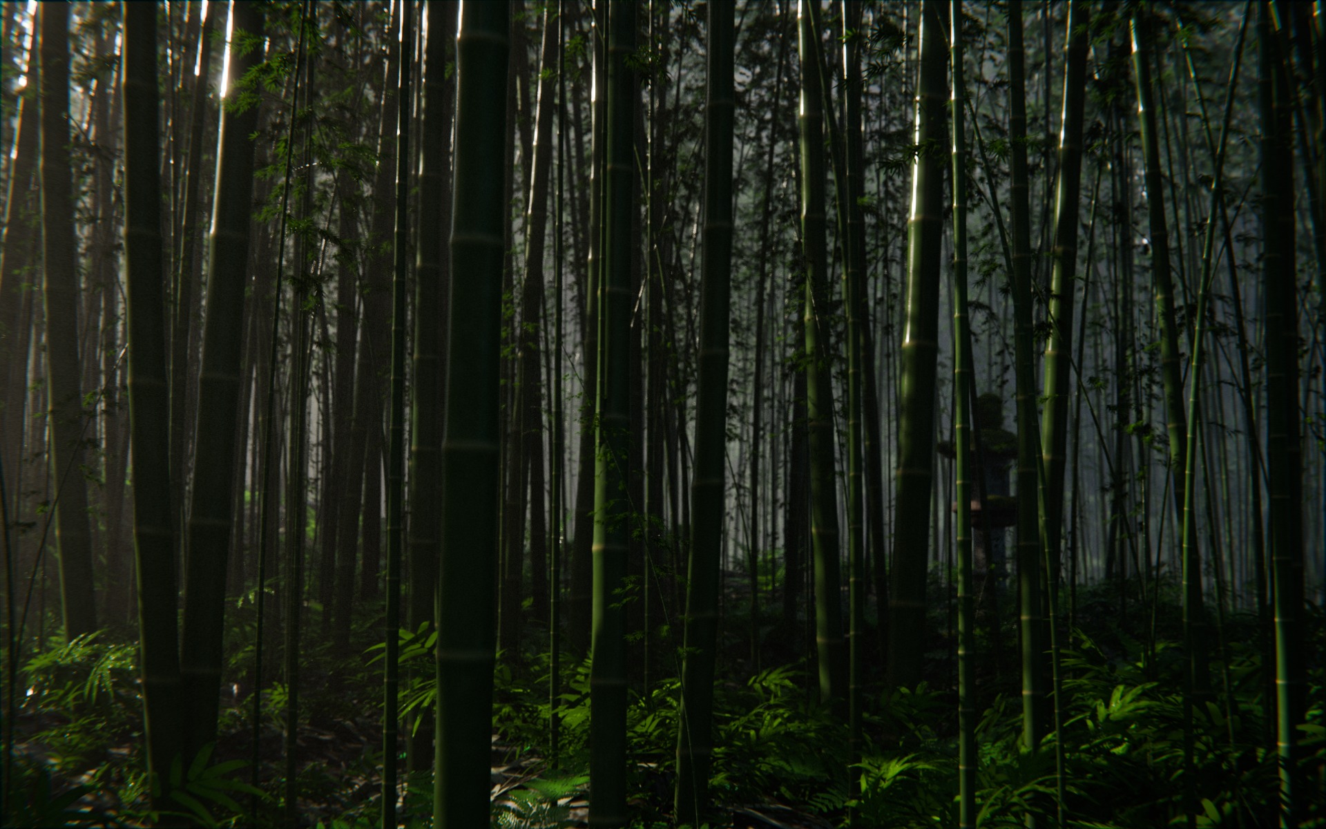 Bamboo Forest 3d Scene 3D model_5