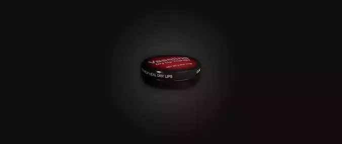 Vaseline Balm I PBR Model I Game Ready Low-poly 3D model