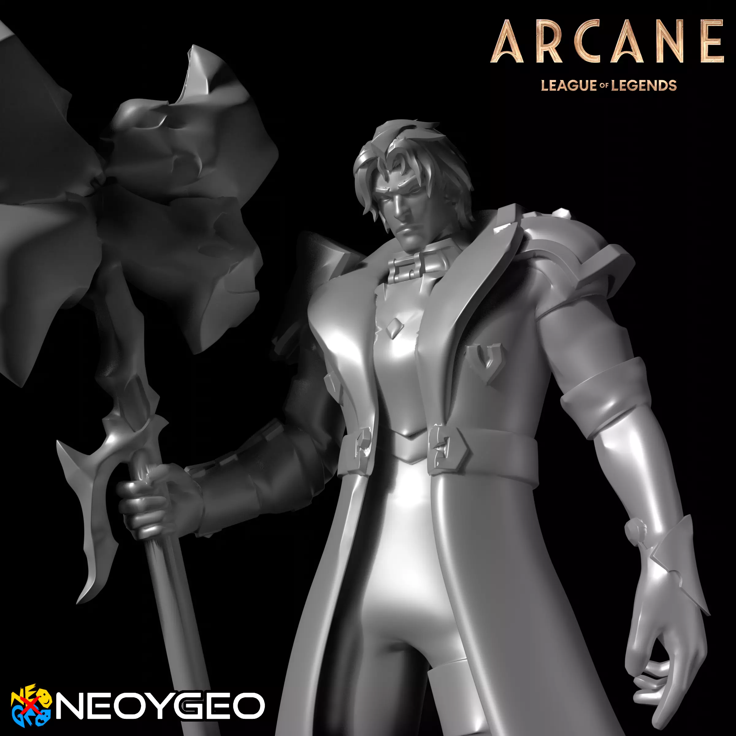 JAYCE ARCANE SURVIVOR - LEAGUE OF LEGENDS Free 3D print model
