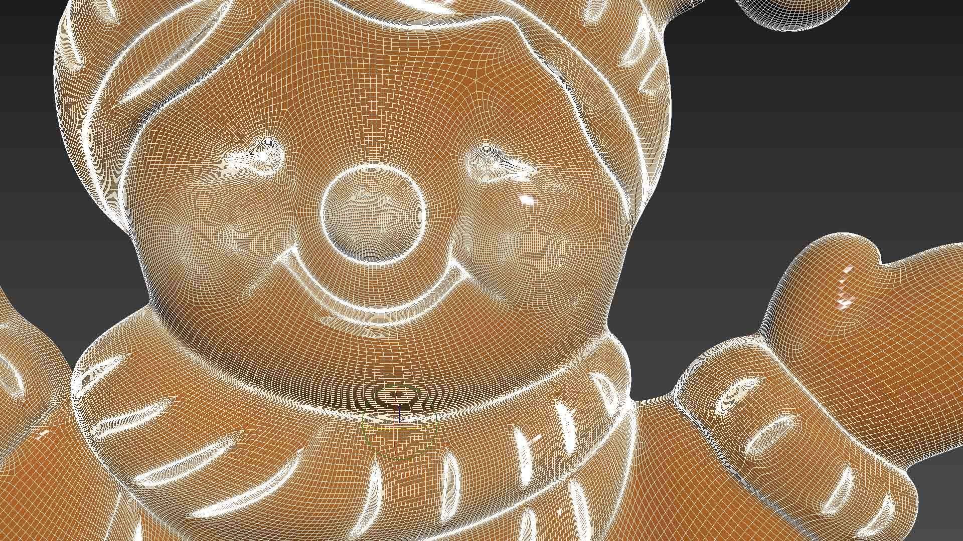 Snowman Relief 3D print model_15