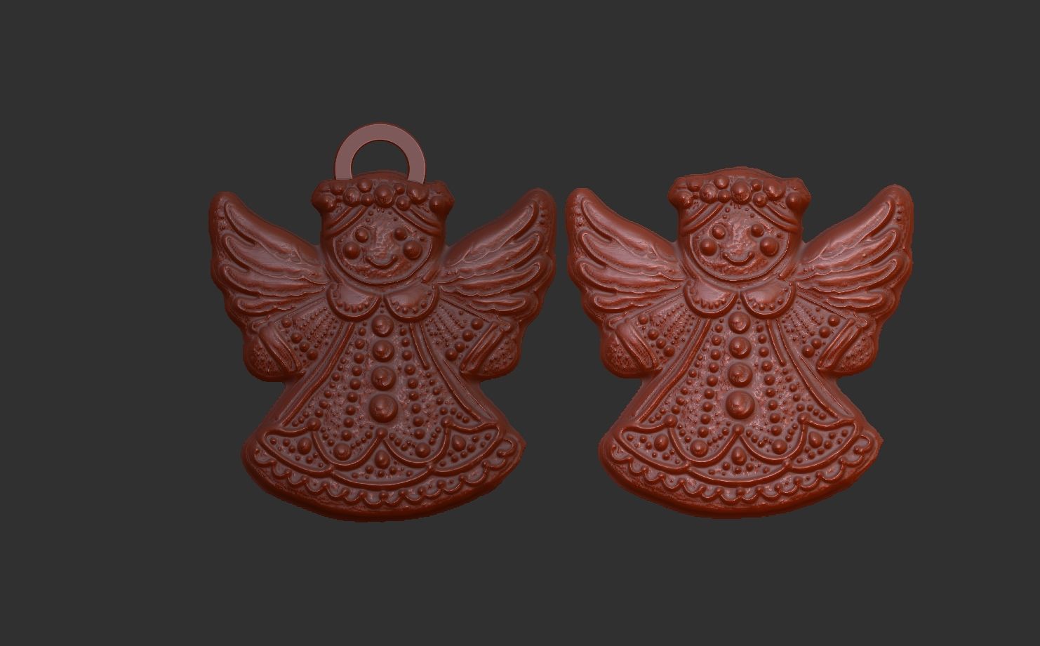 angle cookie decor  3D print model_7