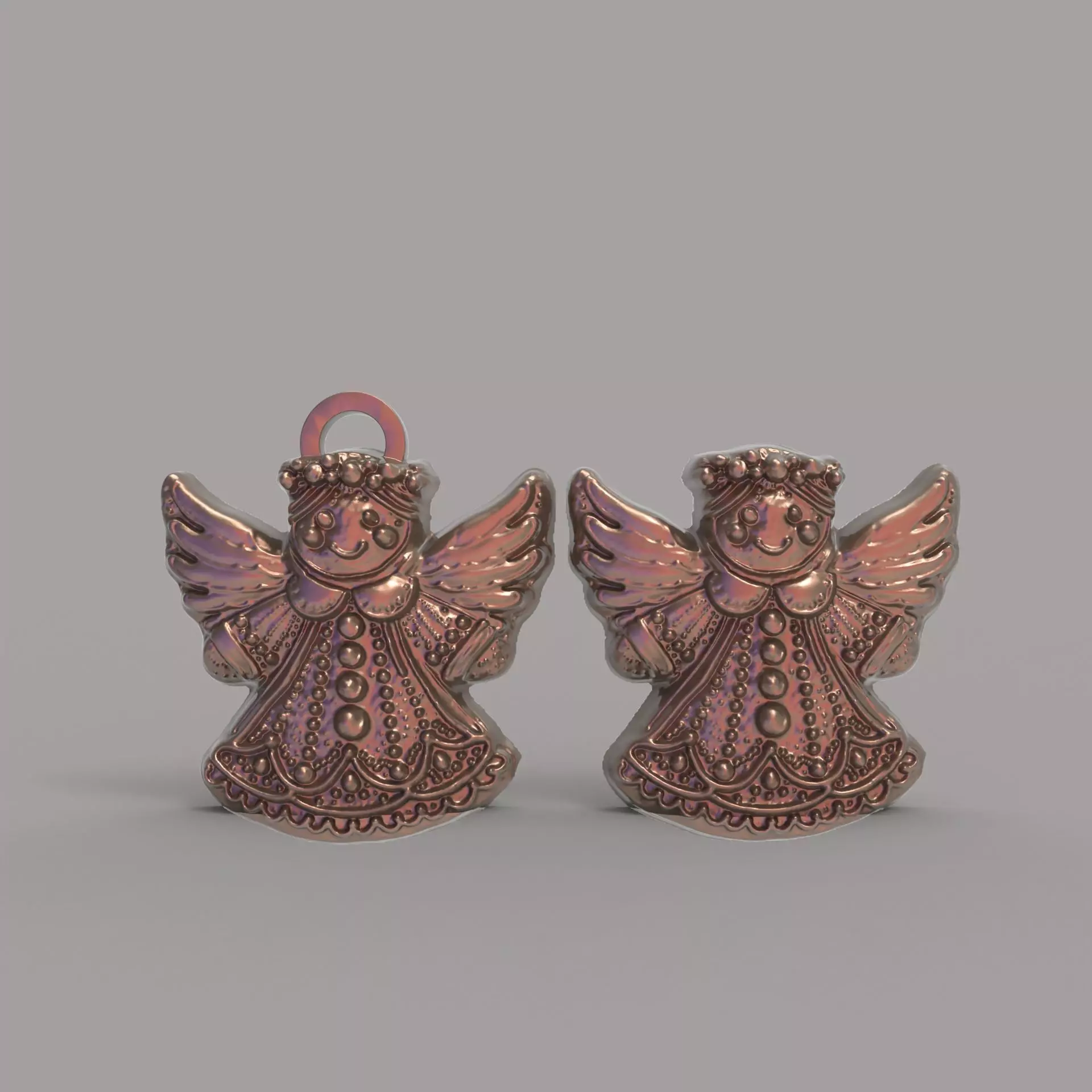 angle cookie decor  3D print model_0