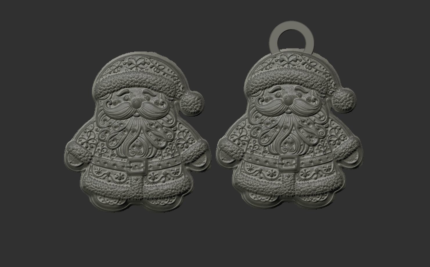 sanda cookie christmas decor  3D print model_5