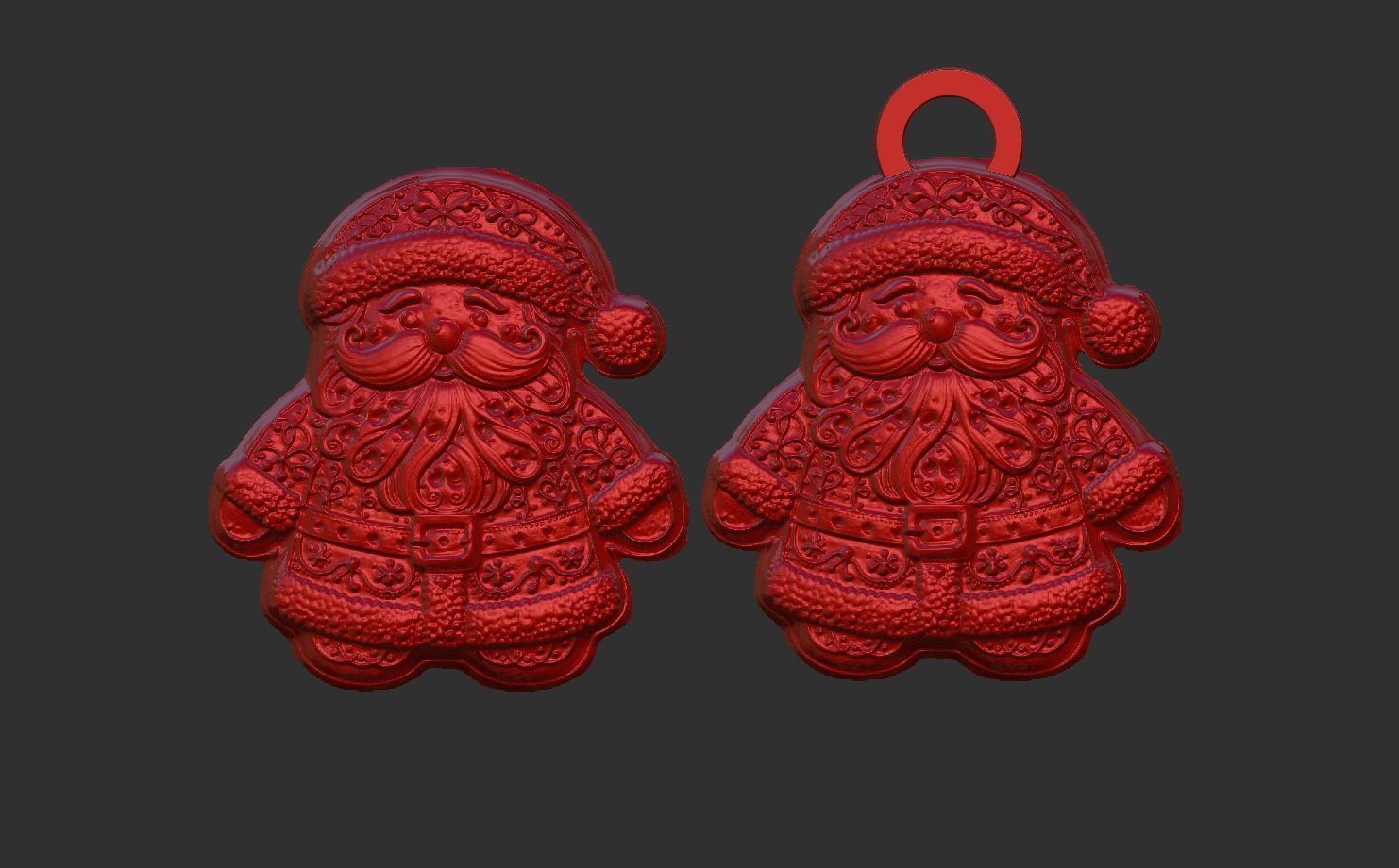 sanda cookie christmas decor  3D print model_8