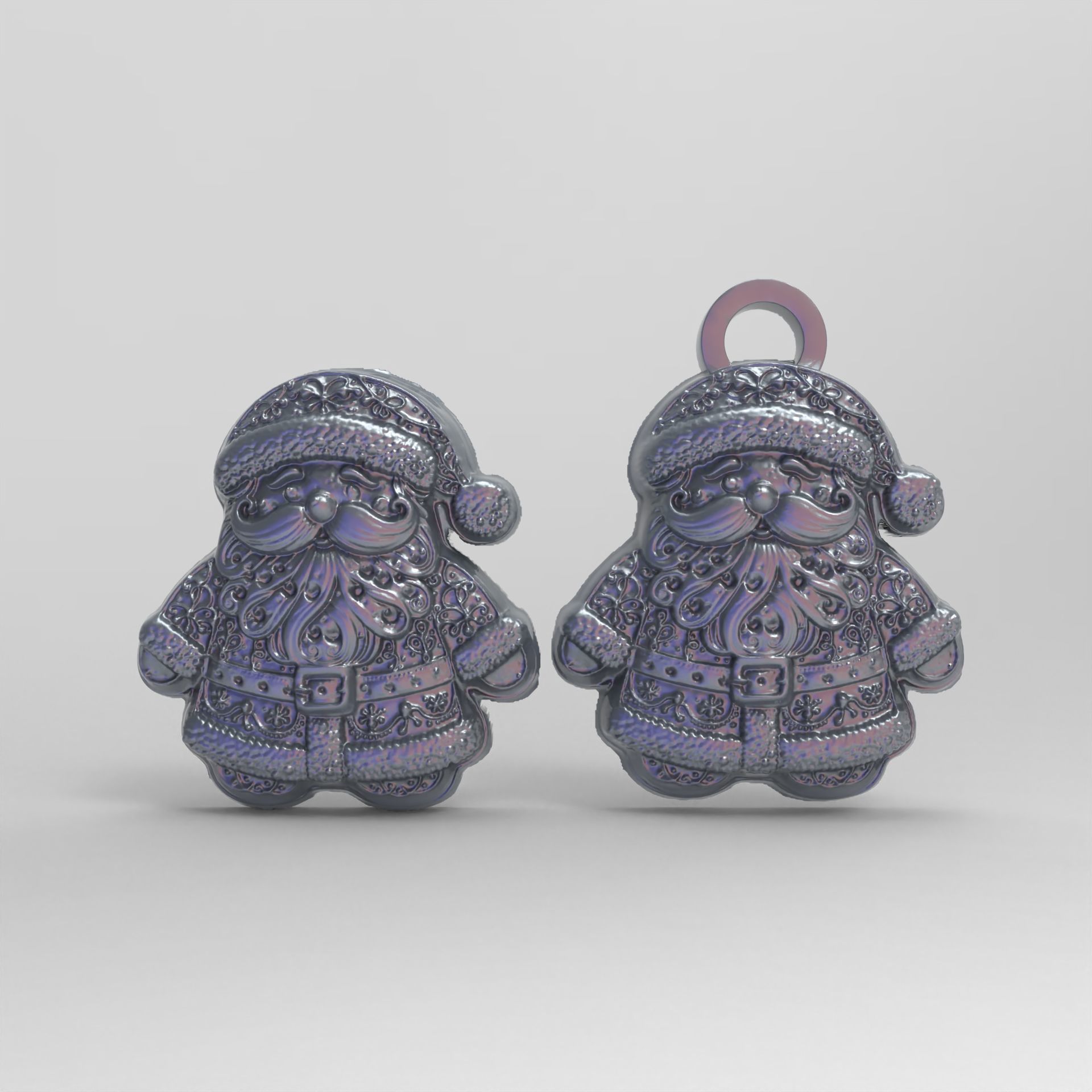 sanda cookie christmas decor  3D print model_1