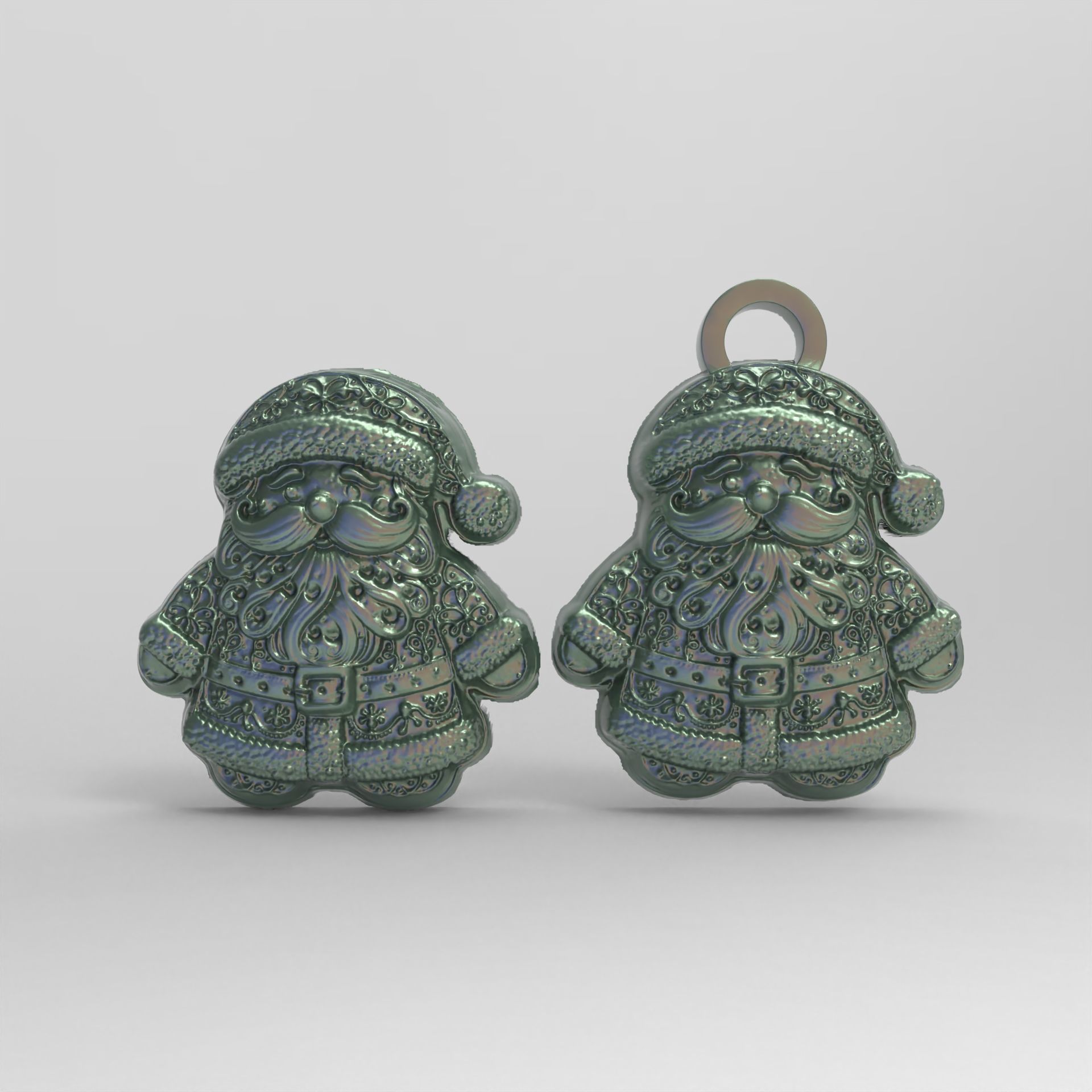 sanda cookie christmas decor  3D print model_2