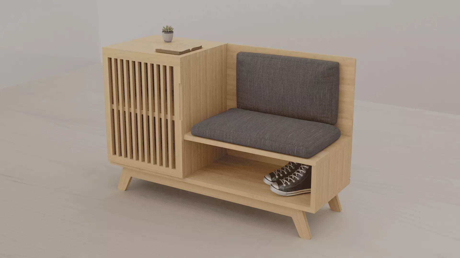 Shoes Cabinet Japanese 3D model
