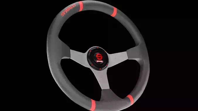 Sports Car Steering Wheel 03