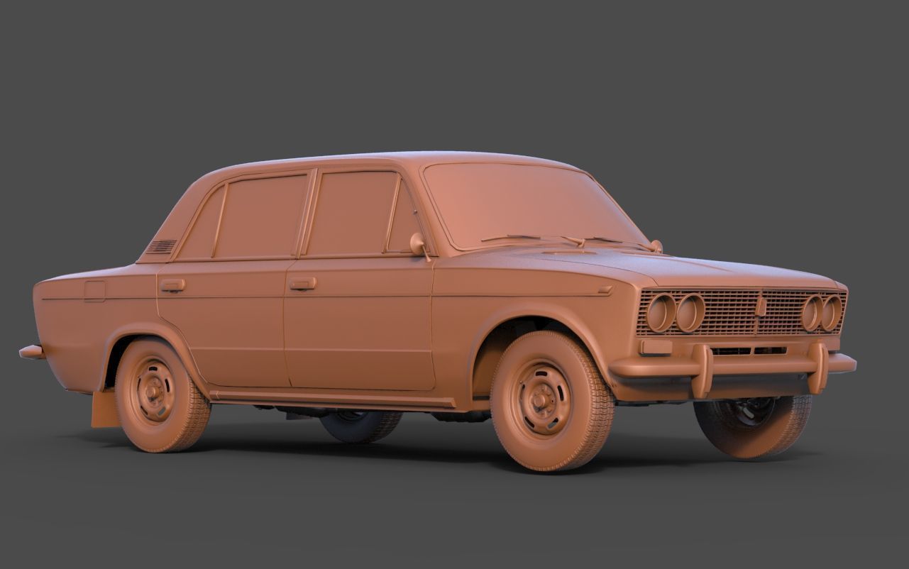 Vaz 2103 3D print model_1