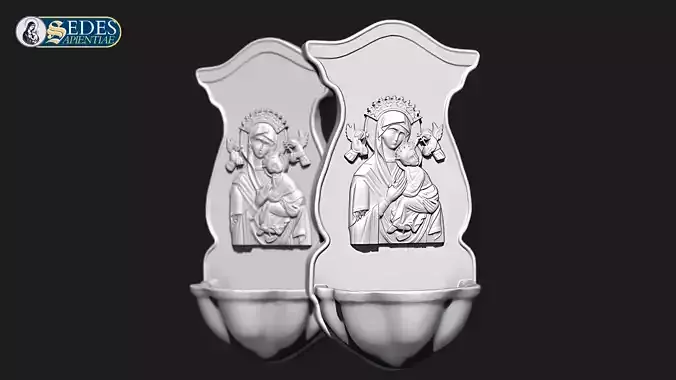 Our Lady of Perpetual Help Holy Water Font