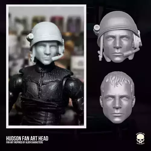 Hudson Alien fan art 3D printable Files For Action Figures