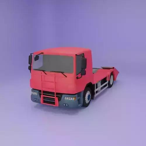 Low poly truck or van