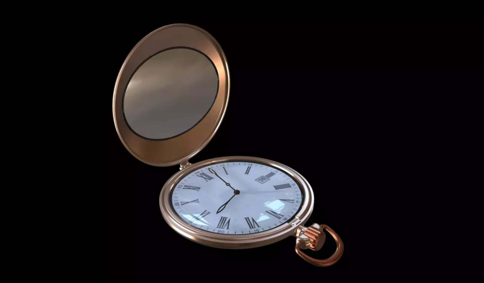 Pocket watch 3D model