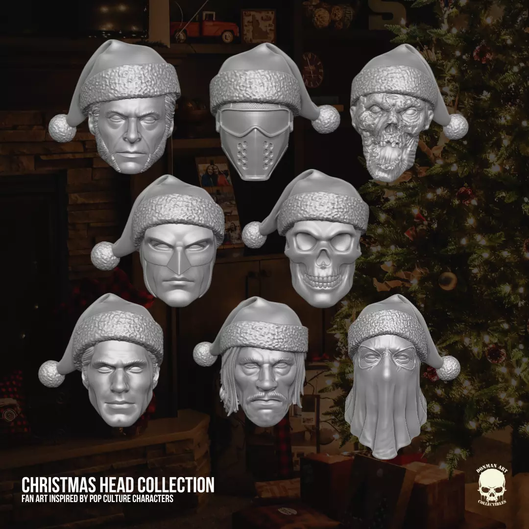 Christmas fan art Collection 3D printable For Action Figures 3D print model_0