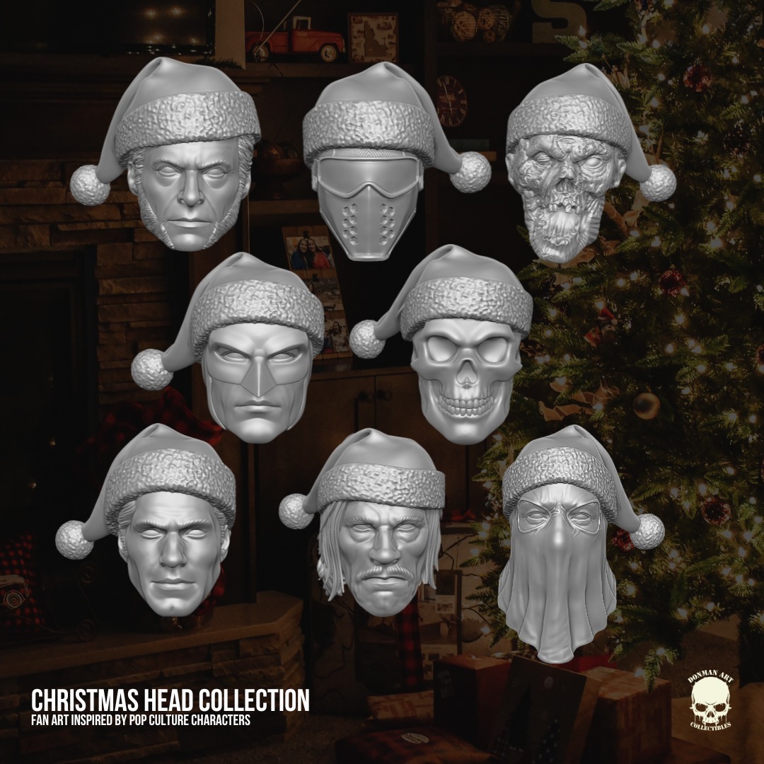 Christmas fan art Collection 3D printable For Action Figures 3D print model_25
