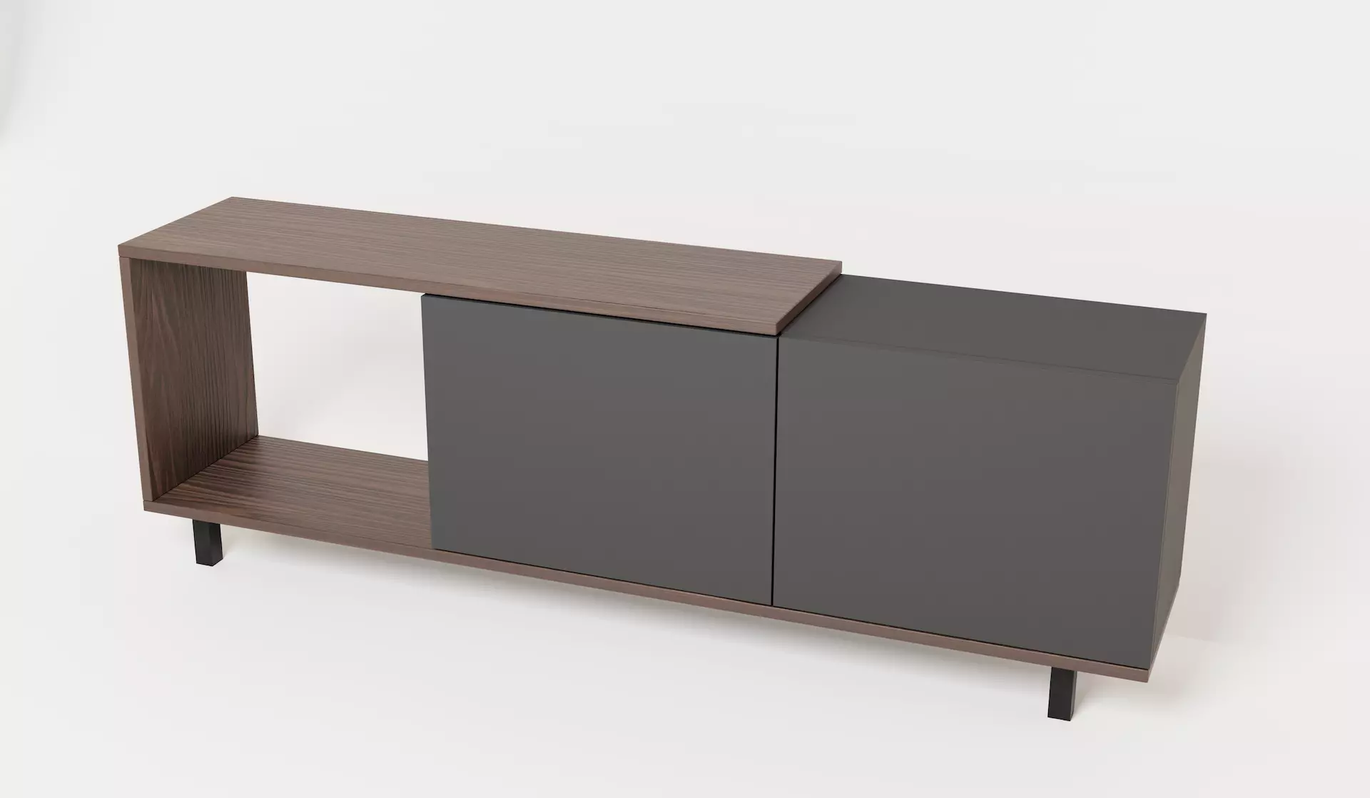 TV stand 3D model_0