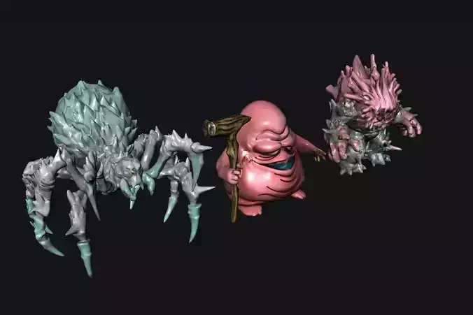 Creature Monsters 3D model
