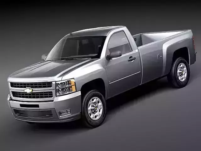 Chevrolet Silverado 2500hd regular cab 3D Model