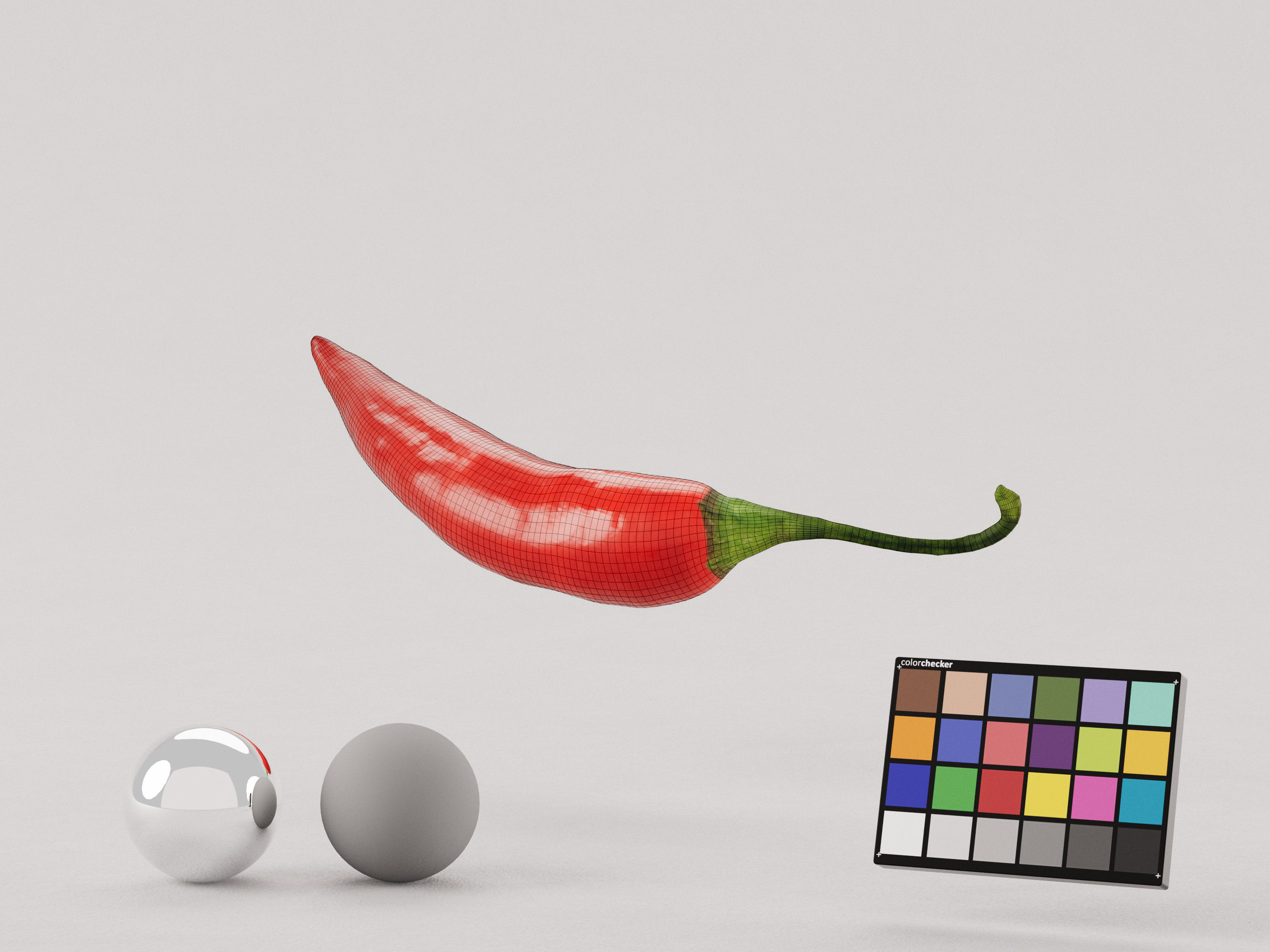Red Pepper  3D model_6