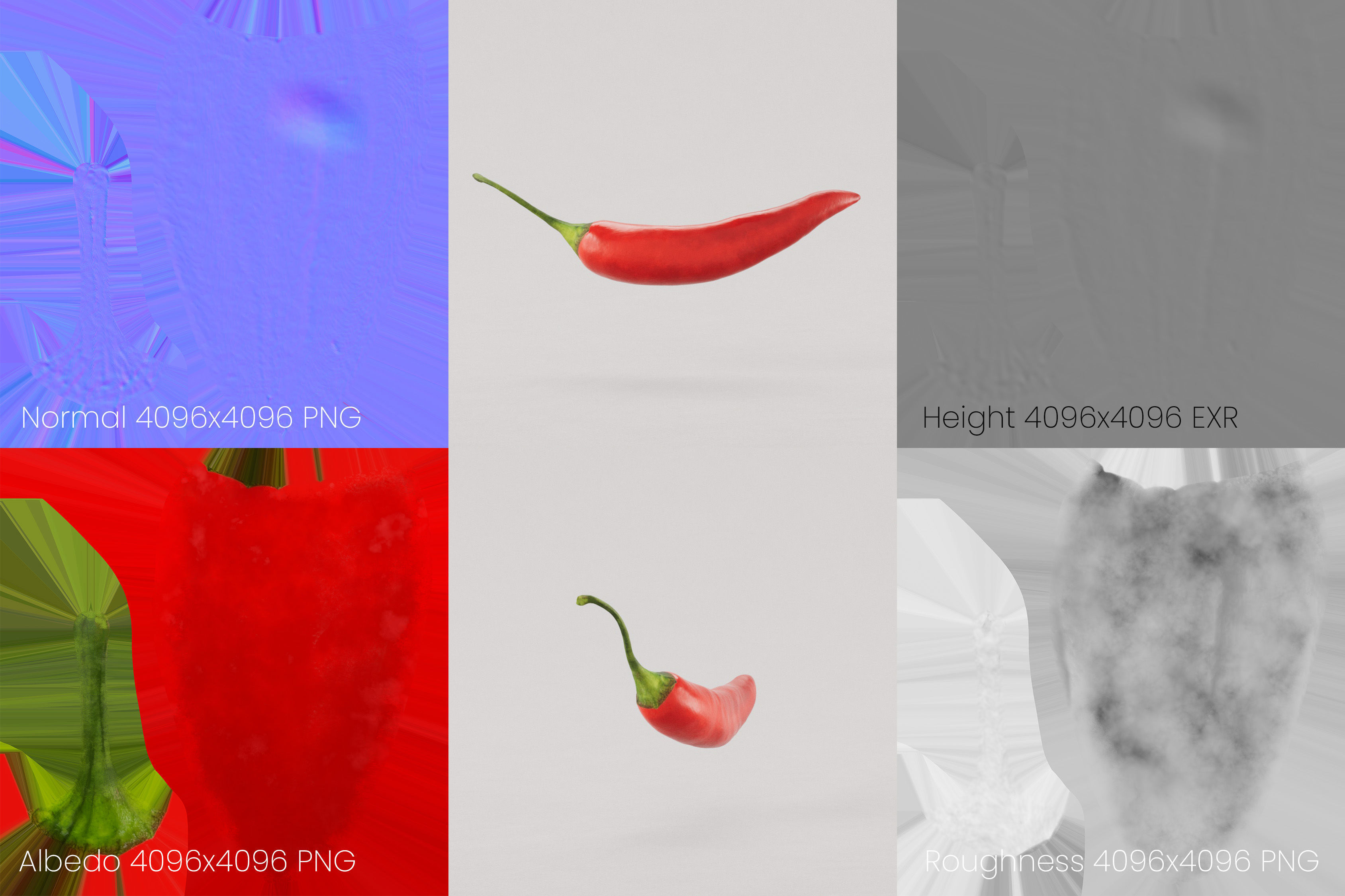 Red Pepper  3D model_8