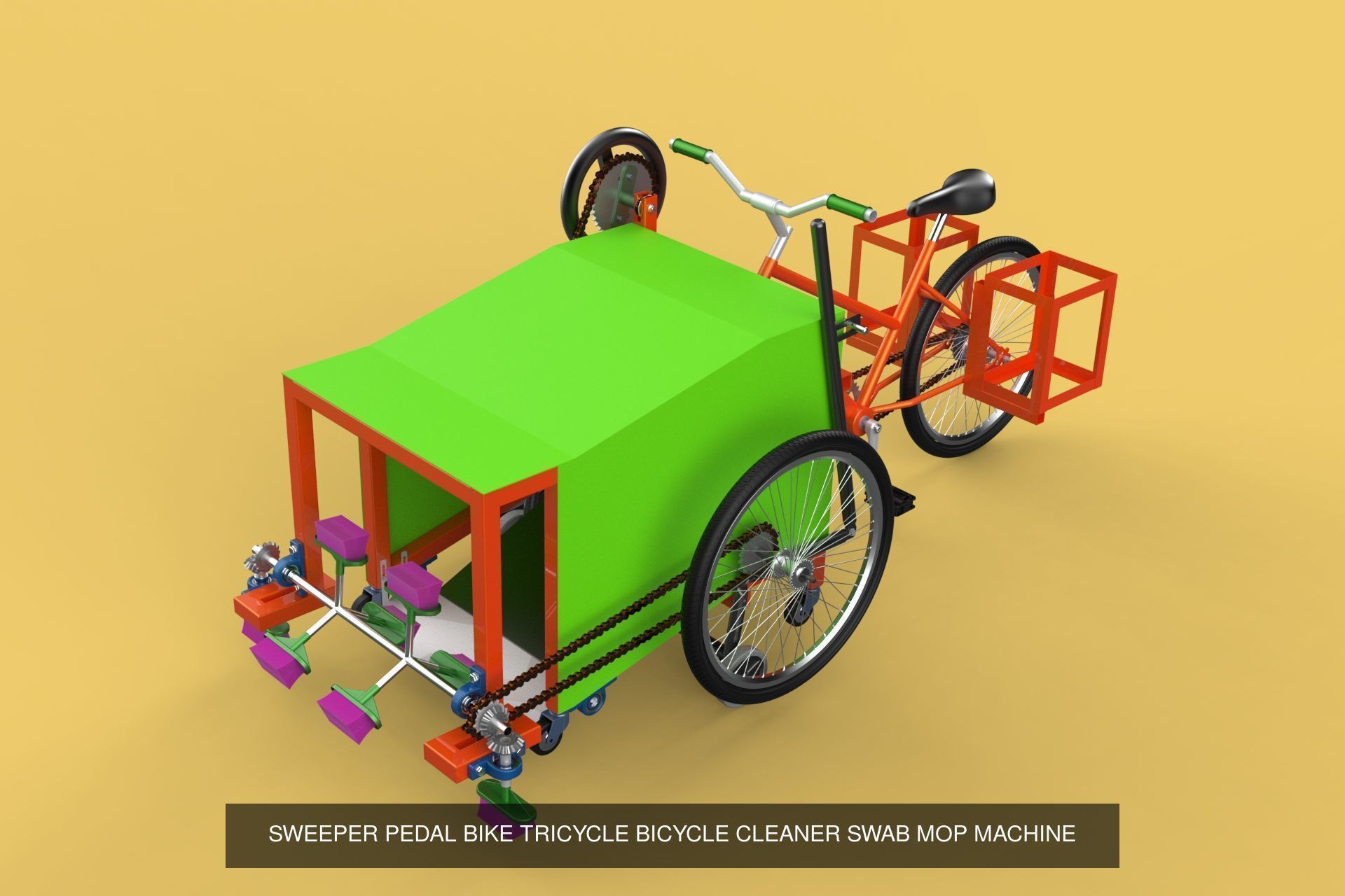 BIKE CYCLE BICYCLE TRIKE QUAD FOLDING ELECTRIC MTB GROUP PACK 3D Model Collection_9