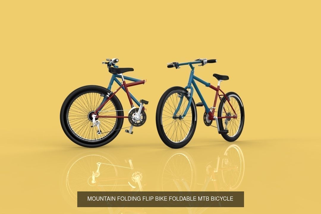 BIKE CYCLE BICYCLE TRIKE QUAD FOLDING ELECTRIC MTB GROUP PACK 3D Model Collection_8