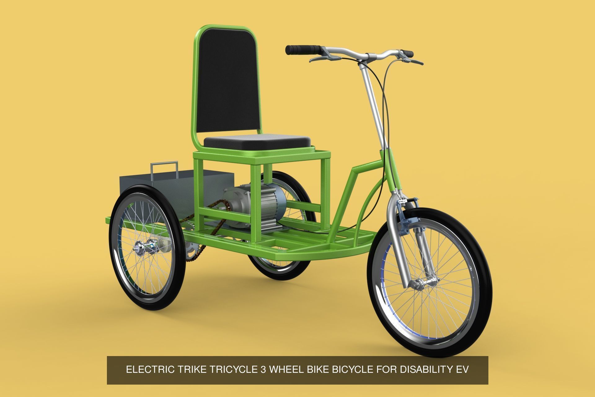 BIKE CYCLE BICYCLE TRIKE QUAD FOLDING ELECTRIC MTB GROUP PACK 3D Model Collection_15