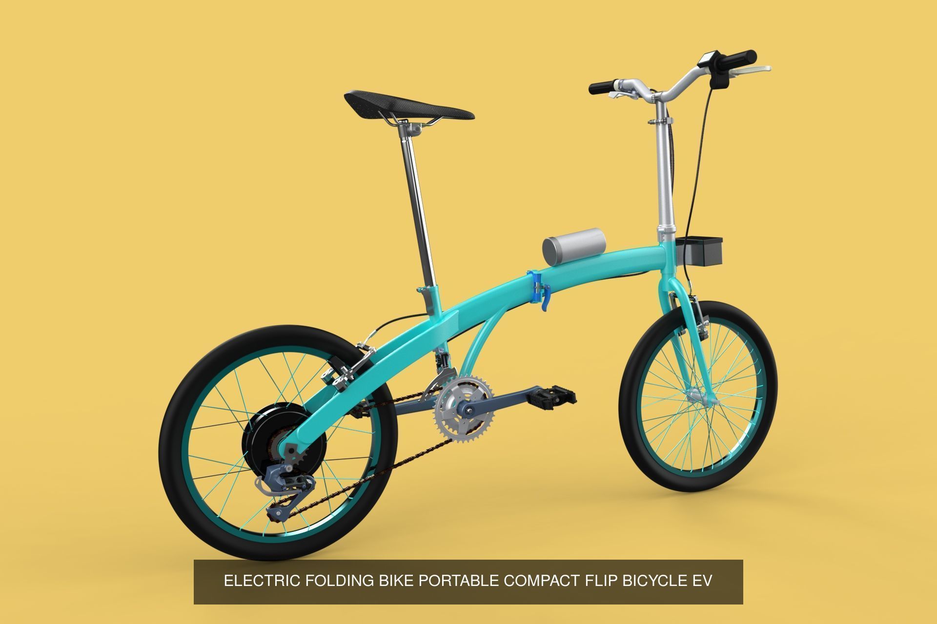 BIKE CYCLE BICYCLE TRIKE QUAD FOLDING ELECTRIC MTB GROUP PACK 3D Model Collection_14