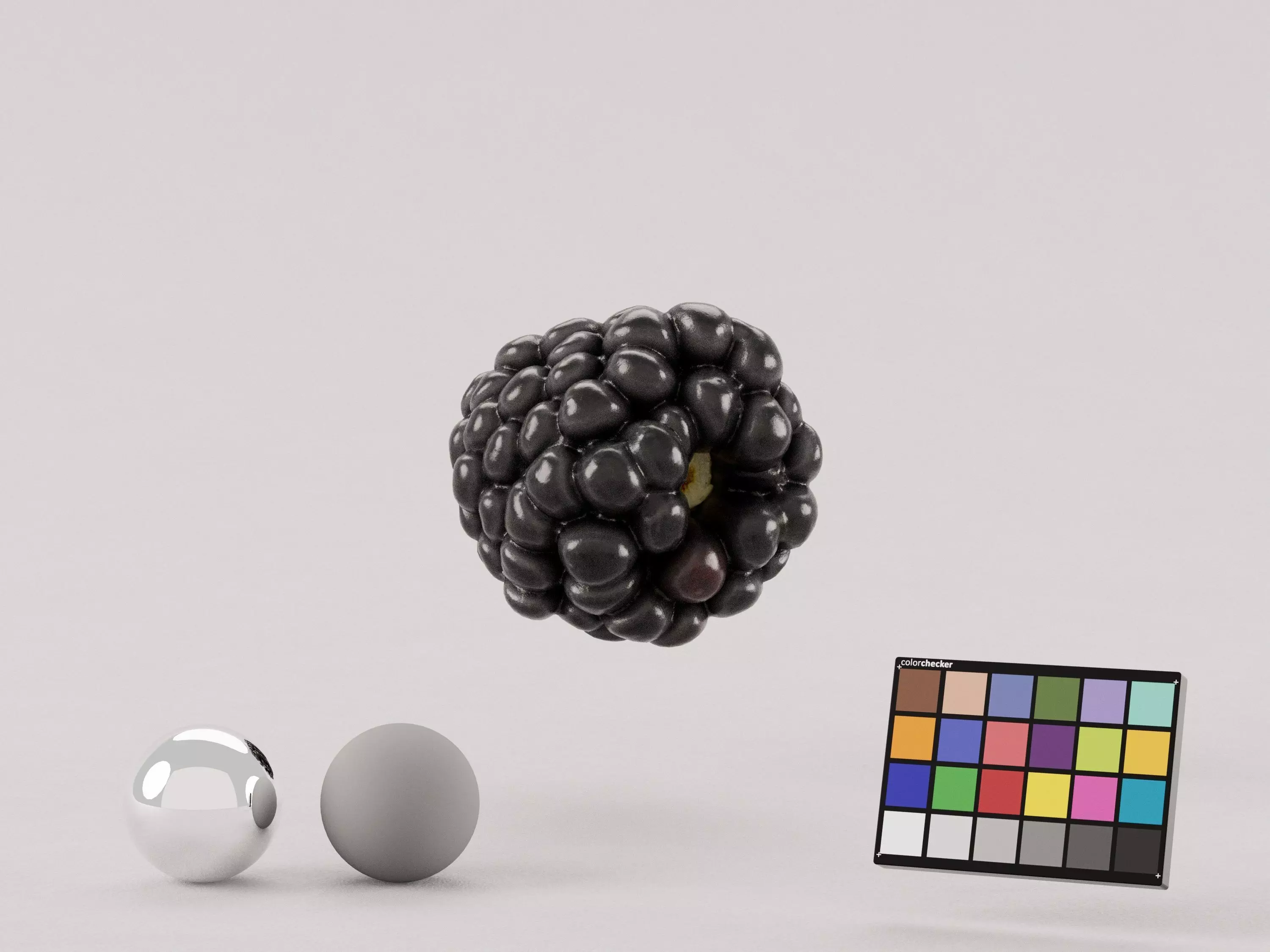 Blackberry Fruit 3D model_0