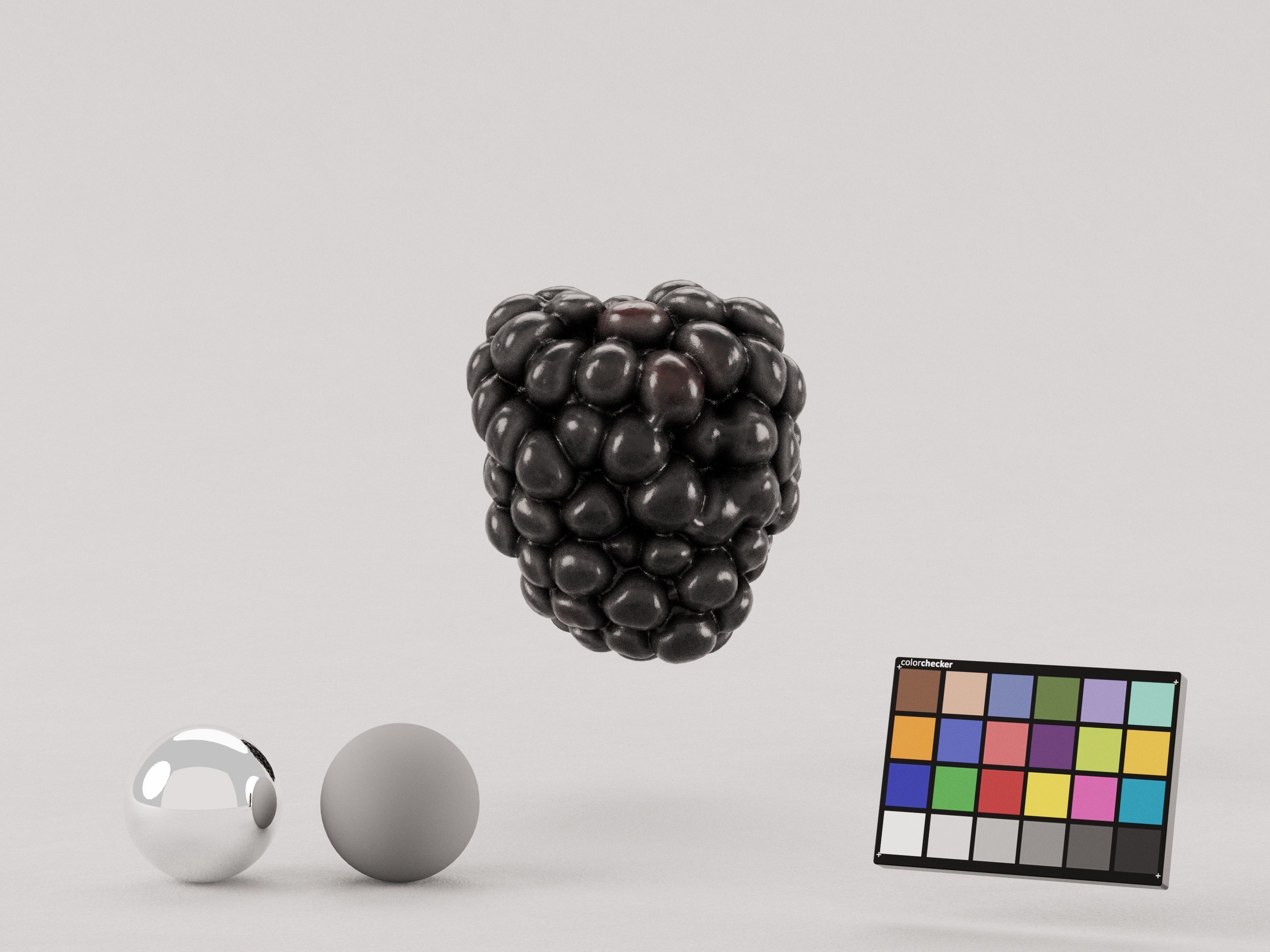 Blackberry Fruit 3D model_4