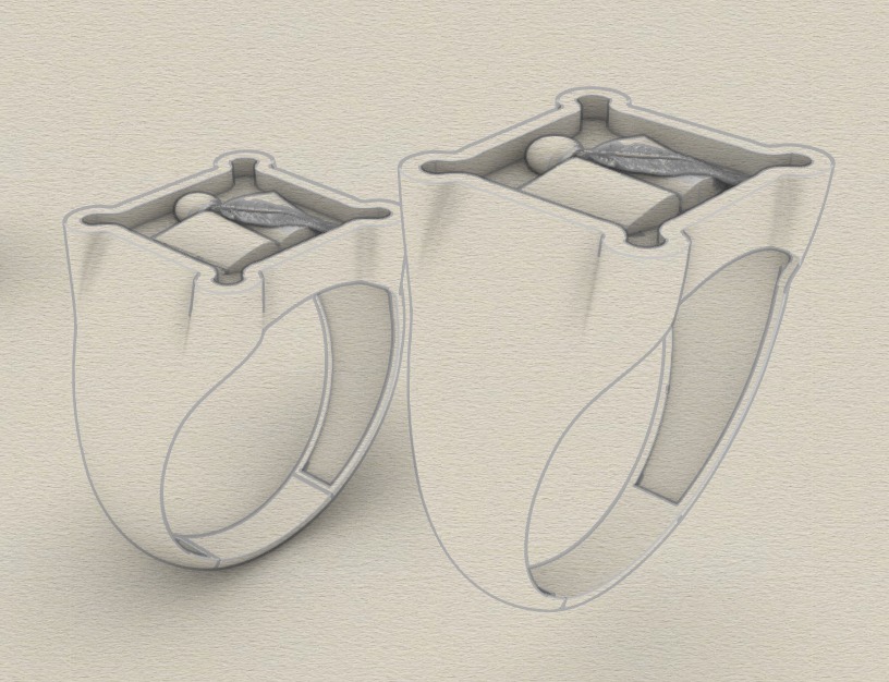 ANILLO GRADUACION  3D print model_3