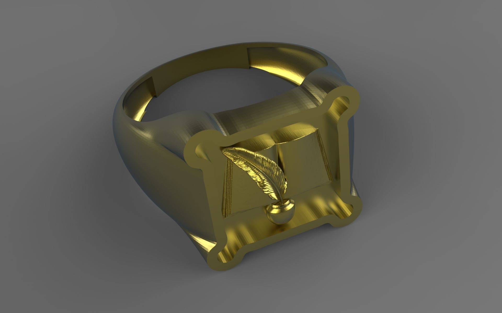 ANILLO GRADUACION  3D print model_1