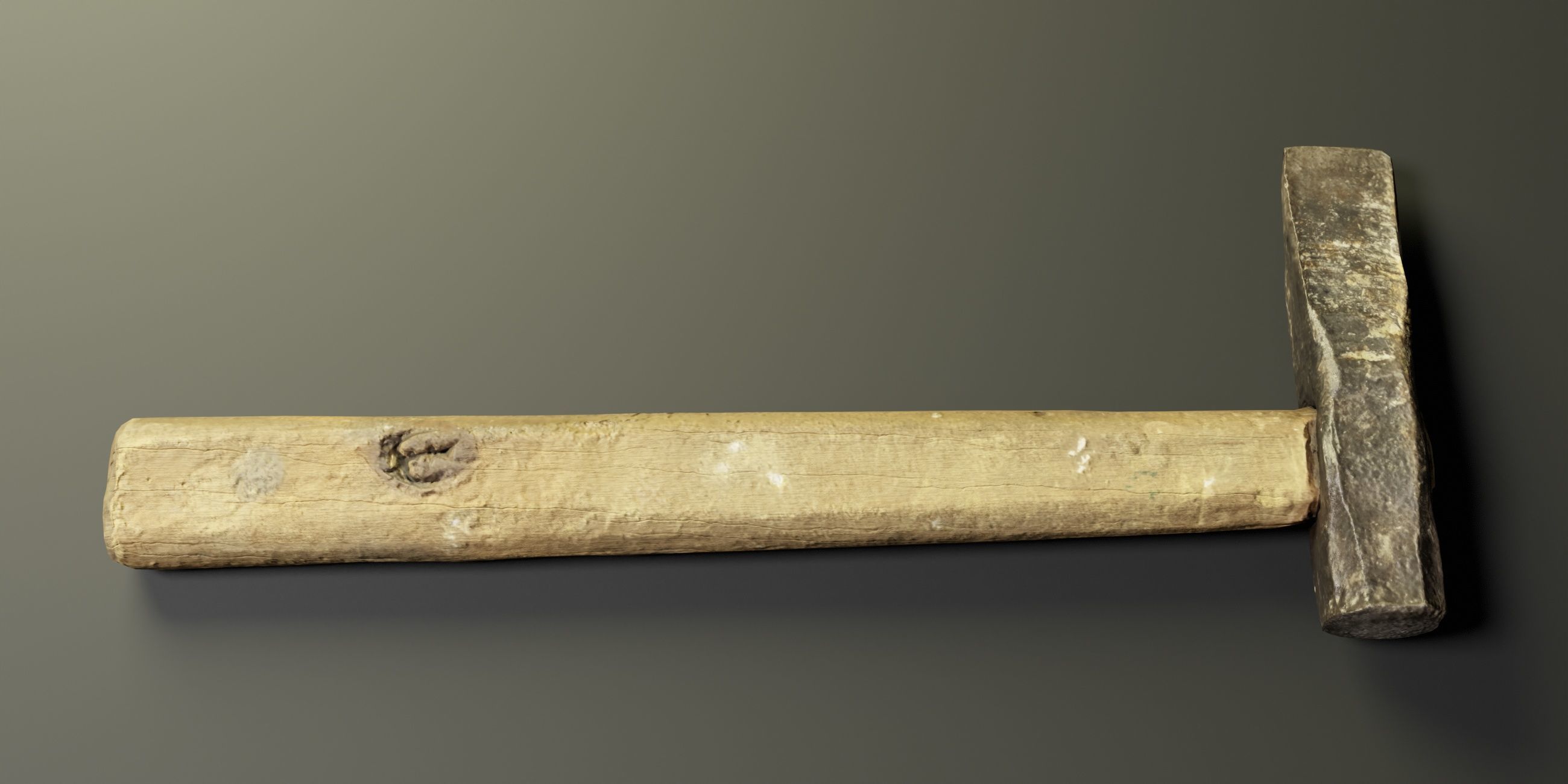 Hammer PBR Low-poly 3D model_4