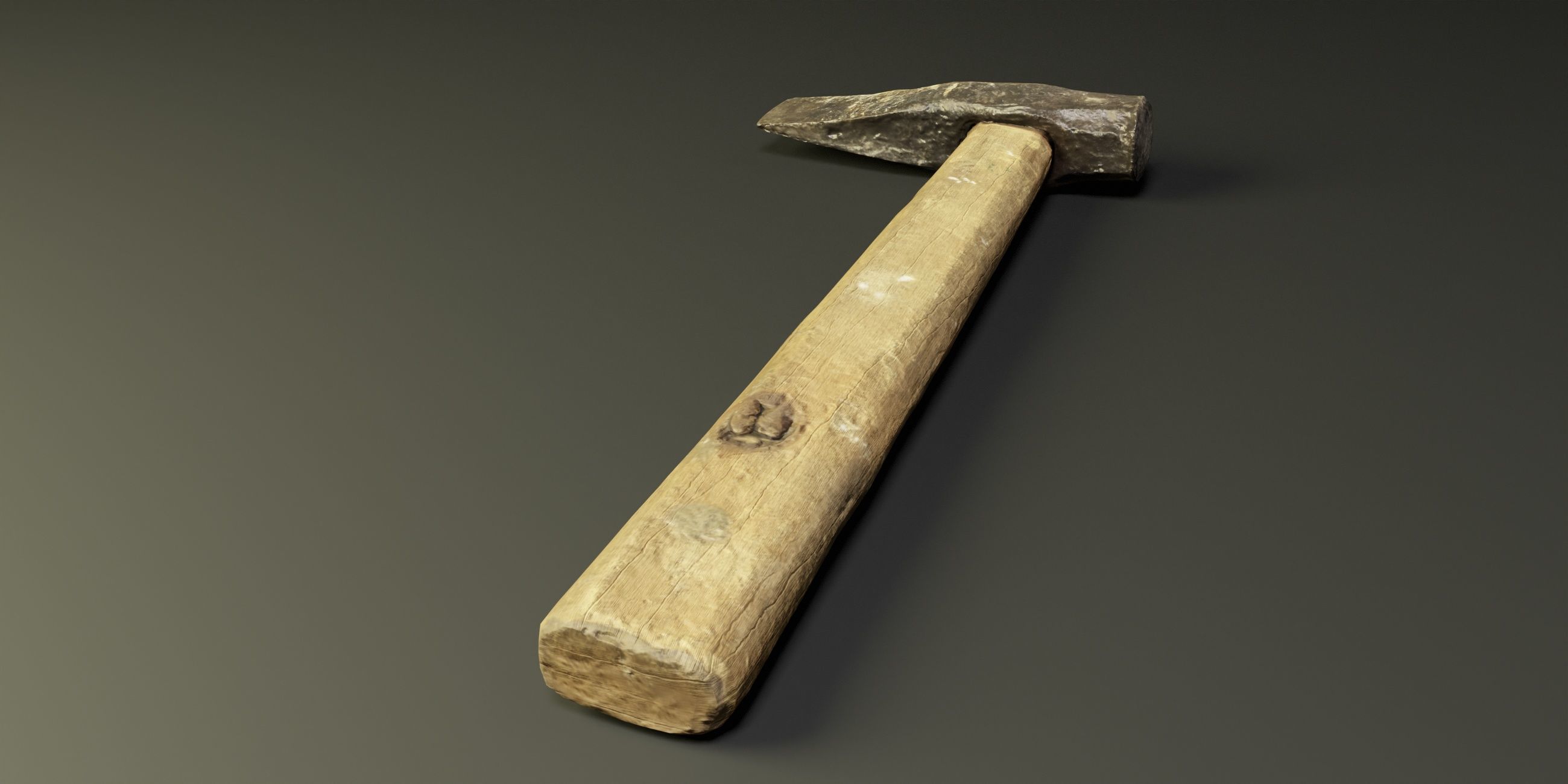 Hammer PBR Low-poly 3D model_5