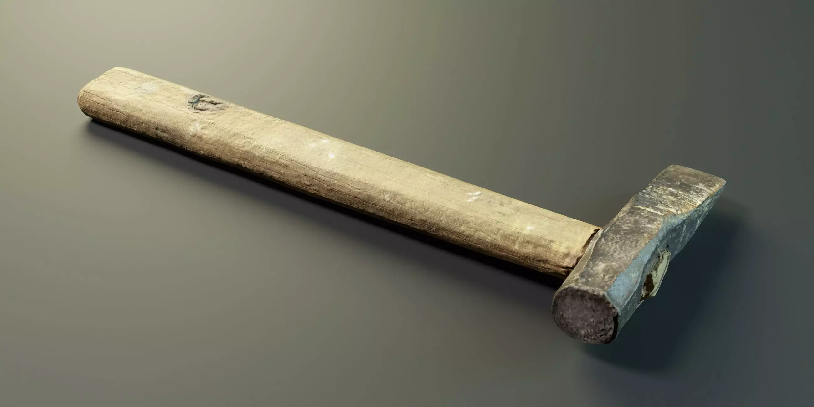 Hammer PBR Low-poly 3D model_0