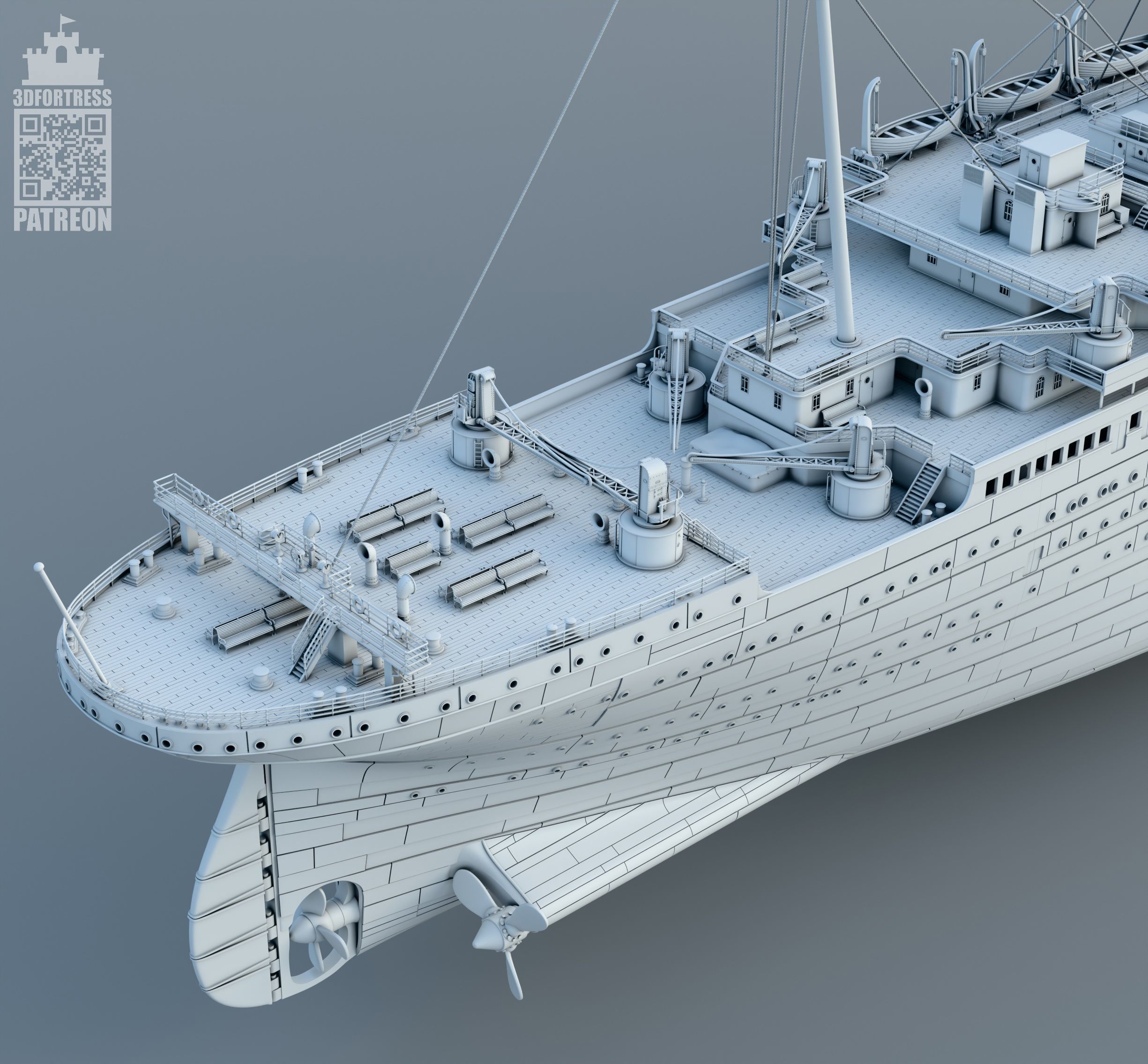 Titanic 3d model 3D print model_6
