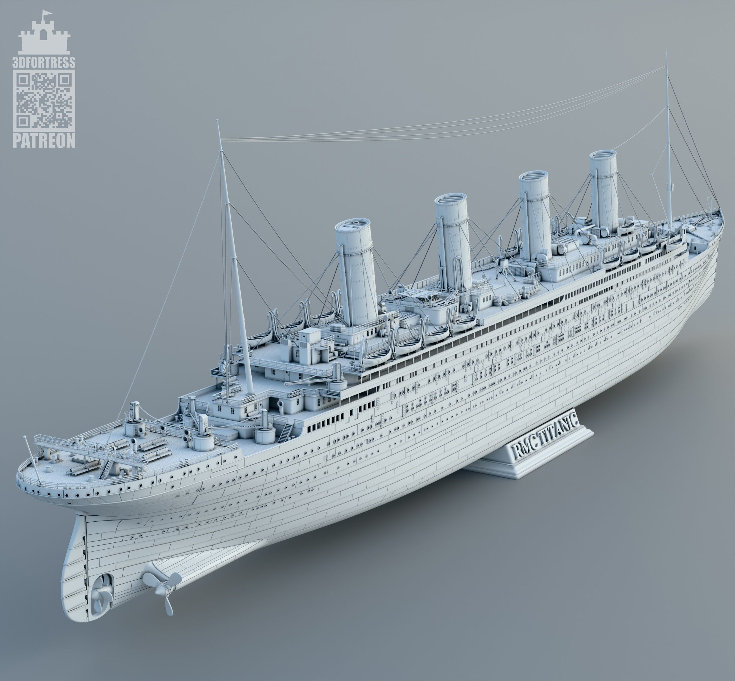 Titanic 3d model 3D print model_4