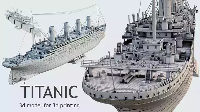 Titanic 3d model 3D print model