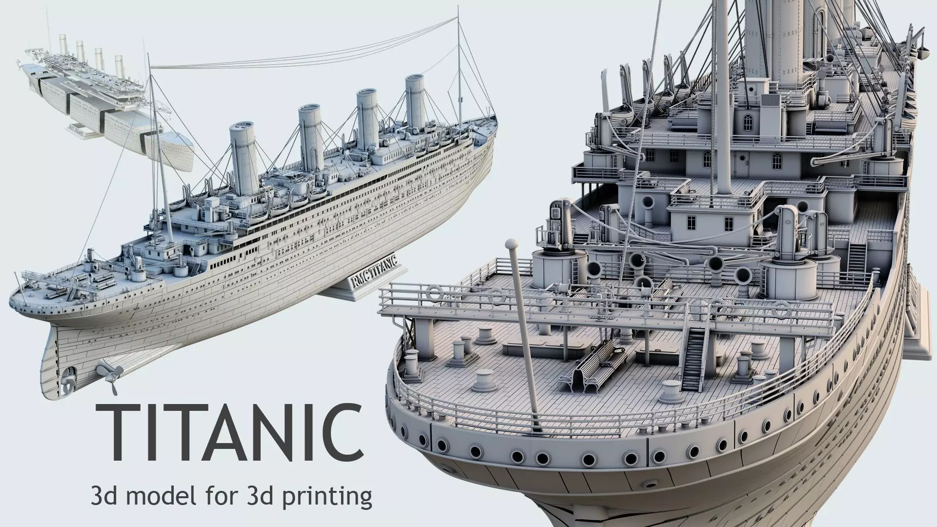 Titanic 3d model 3D print model_0
