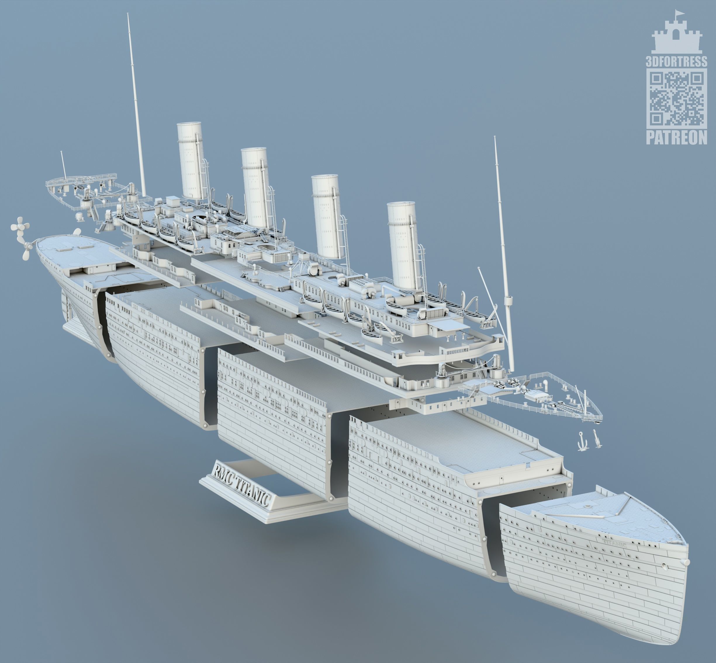 Titanic 3d model 3D print model_10