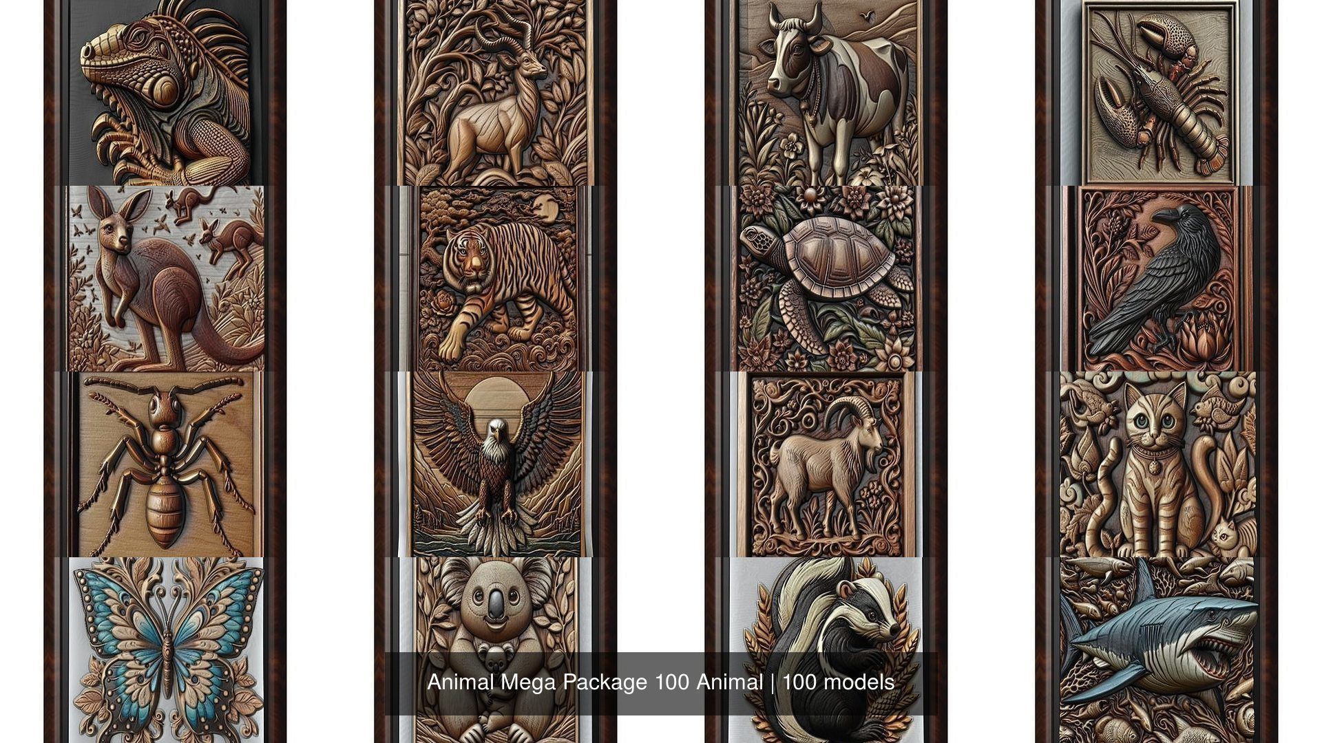 Animal Mega Package 100 Animal 3D Model Collection_4