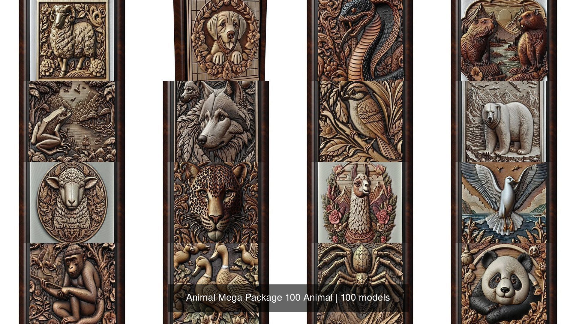 Animal Mega Package 100 Animal 3D Model Collection_6